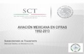 1992-2013 AVIACIÓN MEXICANA EN CIFRAS - Datatur3 · 2 AVIACIÓN MEXICANA EN CIFRAS, MÉXICO 1991- 2013 El transporte aéreo de pasajeros tanto de empresas nacionales como extranjeras