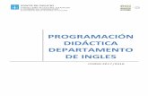 PROGRAMACIÓN DIDÁCTICA DEPARTAMENTO DE INGLES“N... · DE INGLES CURSO 2017/2018 . EOI de Santiago de Compostela Programación didáctica departamento de inglés ...