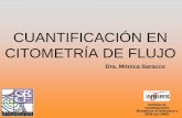CUANTIFICACIÓN EN CITOMETRÍA DE FLUJO · 0.1% • Calibración de partículas fluorescentes utilizadas • Exactitud y reproducibilidad del pipeteo . T.A.M.O ... (Eritroblastos)
