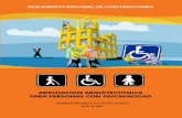 Adecuación Arquitectónica para Personas con Discapacidad · Norma Técnica de Edificación NTE A.060 Presentación El Consejo Nacional de Integración de la Persona con Discapacidad