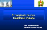 El trasplante de vivo. Trasplante cruzado - alcer.orgalcer.org/federacionalcer/wp-content/uploads/2013/11/anafernandez1.pdf · Los hospitales que no pertenezcan a la red de hospitales