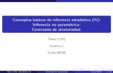 Conceptos bÆsicos de inferencia estadística (IV ...dm.udc.es/asignaturas/estadistica2/transparencias0910/Tema_1d... · un retardo (relaciones entre valores separados por un instante)
