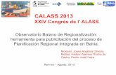 CALASS 2013 · Secretaria da Saúde do Estado da Bahia (Sesab) Gabinete do Secretário (Gasec) Coordenação de Projetos Especiais (Cope) Tel.(55) 71 3115 4208 (55) 71 3115 4287 .