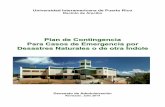 Universidad Interamericana de Puerto Rico - arecibo.inter.edu · Implantar el Plan de Contingencia en casos de huracán, tormenta, terremoto, inundaciones, conflictos bélicos, actos