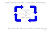 INTRODUCCION A LOS FUNDAMENTOS DE COMPUTADORESatc2.aut.uah.es/~juani/documentos/capitulo1.pdf · Capitulo 1 –Fundamentos de Computadores - I.T.Telecomunicación - Segundo cuatrimestre.