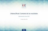 Urbano/Rural: Contexto de los resultados - censo2017.cl · Urbano/Rural censos 1992 y 2002: criterios Área Urbana Conjunto de viviendas concentradas con más de 2.000 habitantes,