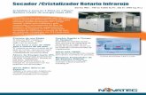 Secador /Cristalizador Rotario Infrarojo - novatec.com · asociado con cristalizadores convencionales