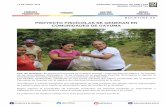 PROYECTO PISCÍCOLAS SE GENERAN EN COMUNIDADES … · 2018-04-18 · Parroquial de Dayuma con el objetivo de incentivar la piscicultura en la zona. Juan Burgos y Lizbeth Calapucha