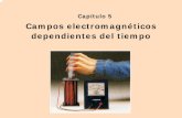 Campos electromagnéticos dependientes del tiempofisica3/cap-5.pdf · Ecuaciones de Maxwell para campos estáticos Electricidad Magnetismo dos fenómenos independientes. Ley de Faraday-Henry