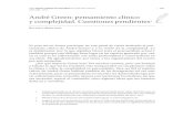 André Green: pensamiento clínico y complejidad. Cuestiones pendientes1apuruguay.org/apurevista/2010/16887247201211411.pdf · (2012) Revista uruguaya de Psicoanálisis (en línea)