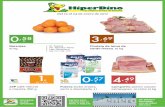 Del 10 al 24 de enero de 2017 - HiperDino supermercados · Chuleta de lomo de cerdo fresco, el kg. 4, € 49. Campofrío. jamón cocido . extrajugoso, al corte el kg. Puleva . leche