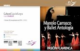 20.30 h. Manolo Carrasco yBallet Antología Manolo Carrasco.pdf · para la Real Escuela Andaluza de Arte Escuestre y que ha creado un estilo ... palos mas característicos del flamenco,