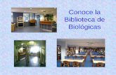 Biblioteca de Biológicas · Hemeroteca • Accede a Internet (12 puestos). Dispones de más de 40.000 revistas electrónicas, manuales de Biología, bases de datos...