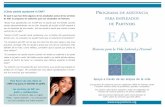 ¿Cómo podría ayudarme el EAP? PROGRAMA DE ASISTENCIA eap. · PDF file¿Con qué problemas puede ayudarme el EAP? Los consejeros del EAP son expertos en trabajar con los innu - merables