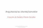 Arquitecturas cliente/servidor - Páginas Personalesprofesores.fi-b.unam.mx/yasmine/tema2.pdf · un estado del cliente. ... – Devuelve el canal de lectura del socket. ... En Java
