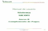 Sistema SICOFI - digifact.com.mx de Pagos v2.pdf · Sistema SICOFI Anexo II Complemento de Pagos . Uso Público Información Propiedad de Teledesic ® Todos los derechos reservados