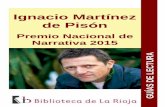 Martínez de Pisón, Ignacio - biblioteca.larioja.orgbiblioteca.larioja.org/sites/default/files/07_Guias_lectura/... · guerra de Ifni, que obtiene un reconocimiento masivo de público