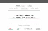 ALGORITMOS DE ATENCIÓN CLÍNICA - gob.mx · Se agradece la colaboración para el desarrollo de este material a: INFARTO agudo de miocardio Algoritmos de Atención Clínica Plan Estratégico