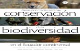 conservación Áreas prioritarias para la - Inicio de sesión - MAE …maetransparente.ambiente.gob.ec/documentacion... · 2017-05-31 · Ministerio del Ambiente del Ecuador: Miguel