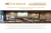 Experto en Coaching Profesional Certificado · 5 Objetivos 2. Poder acreditarte directamente como Coach Asociado Certificado (CAC) por ASESCO, una vez terminado nuestro curso al ser