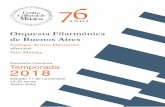 Orquesta Filarmónica de Buenos Airesccmusica.org.uy/programas_de_mano/OFBA-MAISKY.pdf · Concierto Clausura Temporada 2018 Sábado 17 de noviembre 19:30 horas Teatro Solís 76 AÑOS