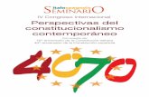IV Congreso internacional Perspectivas del ... · constitucionalismo contemporáneo Con ocasión del 70º aniversario de la Constitución italiana 40º aniversario de la Constitución