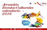 Jerusalén Eventos Culturales calendario 2016 - cdn.exiteme.com · calendario 2016. p יhoto shutterstock ...
