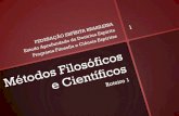 Métodos Filosóficos e Científicos - febnet.org.br · (sofismas e paralogismos) EB ...