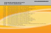HERRAMIENTAS DE ESCARIAR - guhring.com.mx · Dimen-siones página Escariadores manuales para conos DIN 206 A HSS 1,000 - 60,000 412 105 DIN 206 B HSS 1,000 - 60,000 413 105 ... •