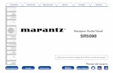 Receptor Audio Visual SR5008 - us.marantz.com · corriente, el amplificador puede hacer funcionar fácilmente altavoces de alta calidad. • Amplificador de realimentación en corriente