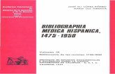 B/BL/OIiRAPHIA MEDICA HISPAN/CA, 1415-1850 - digital.csic.esdigital.csic.es/bitstream/10261/90513/1/XXXVI_Bibliograf_medicaIX.pdf · riodificación de la medicina en España durante