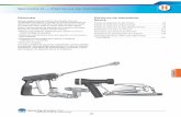 Sección H – Pistolas de Aspersión · Tipo de Pistola Código de Material Capacidad Información para hacer pedido ENSAMBLE COMPLETO PISTOLA DE ASPERSIÓN 22650 – PP – 1/4