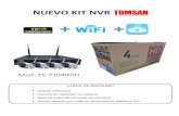NUEVO KIT NVR TOMSAN TS-7204WIFI - Soporte en línea de … · • Función de repetidor en cámara ... IR Circuito infrarrojo de 3 LEDs array, distancia 30m Red IC Realtek RTL8201F