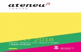 PROGRAMACIÓ GENER JUNY 2018 - santceloni.cat · Teatre Ateneu. És una proposta professional que permet gaudir de diferents obres, autors i gèneres en poc més d’una hora, a través