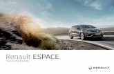 Renault ESPACEfr.e-guide.renault.com/sites/default/files/pdfs/fra/JFC/Espace... · Bienvenue (X61 - X62 - X09 - X10 - X98 - X87 - X62 Curitiba - X52 Curitiba - X82 - X07 - JFC - HFE