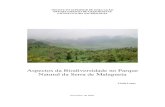 Aspectos da Biodiversidade no Parque Natural da Serra de ...portaldoconhecimento.gov.cv/bitstream/10961/2429/1/Monografia Linda... · espécies da flora e da fauna do arquipélago