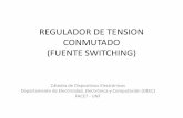 REGULADOR DE TENSION CONMUTADO (FUENTE … · PWM OSC Pulsante (continua + ripple) Alta frecuencia (cuadrada) CONTROLADOR RECTIFICADOR Y FILTRO DE SALIDA. Convertidores de Energía