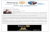 CARTA DE FEBRERO 2018 - rotary4281.org · Distrito 4281 recaudamos 30.000 us y la meta de este año es superar esta cifra, ... recibió su Carta Constitutiva del Club Rotario de Charlotte