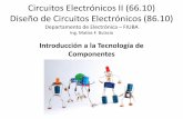 Ing. Matías F. Bulaciomaterias.fi.uba.ar/6610/Apuntes/Tecnologia de componentes, 2do 2016... · Resistores especiales •Termistores NTC: Aplicación. Resistores especiales ... Campo