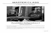 MASTER CLASS - Very Groove Trip | Drums & Percussionverygroovetrip.com/wp-content/uploads/2014/05/Master-Class-Para... · Camilo Torres Venegas Santiago, Chile MASTER CLASS Paradiddles