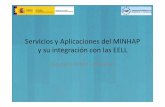 Servicios y Aplicaciones del MINHAP - FEMPfemp.femp.es/files/566-1263-archivo/Servicios y Aplicaciones del... · ‐Aplicaciones Integradas: 12 0 200 400 600 800 1000 1200 1400 1600