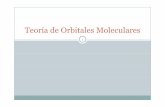 Teoría de Orbitales Moleculares - depa.fquim.unam.mxdepa.fquim.unam.mx/amyd/archivero/OrbitalesMoleculares_11143.pdf · TEORÍA DE ORBITALES MOLECULARES •El modelo del campo cristalino