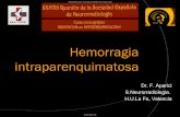 Hemorragia - senr.org · Mecanismos de lesión cerebral ... - Compartimiento - Edad y Causa del sangrado ... Predilección por G. Basales y Corteza.