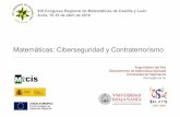 XIII Congreso Regional de Matemáticas de Castilla y León ...diarium.usal.es/delrey/files/2013/12/Matematicas-Ciberseguridad-y... · cifrado en flujo Criptosistemas de cifrado en