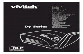 D7 Series - vivitek.fr Vivitek D795WT -LX776-432... · de copyright internacionales, con todos los derechos reservados. Ni este manual, ni parte del material Ni este manual, ni parte