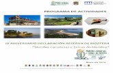 III ANIVERSARIO DECLARACIÓN RESERVA DE BIOSFERA · III Aniversario da Declaración pola UNESCO da Reserva de Biosfera Mariñas Coruñesas e Terras do Mandeo 3.- Ciclo de Cine “Butaca