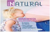 HOMEOPATÍA - sorianatural.es · Nuestra reflexión T ienen entre sus manos una nueva edición de Vivir al Natural, la correspondiente al Otoño 2011-In-vierno 2012. El comienzo de
