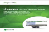PaperCut MF provee la integración con Kyocera MFD ...ecoprintqchile.cl/documents/printers/brochures/ecoprintq_kyocera... · PaperCut MF provee la integración con Kyocera MFD, habilitando
