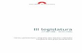 Legislatura 1988 1992 Volumen I - Parlament de Catalunya · Fi del mandat: 3 d'abrU de 1992. Diputat de la I legislatura (vegeu Legislatura 1980-1984, § 14). Diputat de la II legislatura