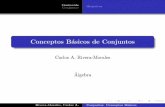 Conceptos Básicos de Conjuntos - algebra.carimobits.comalgebra.carimobits.com/Material del Curso/algebra_conjuntos.pdf · Subconjunto, Subconjunto Propio Rivera-Morales, Carlos A.